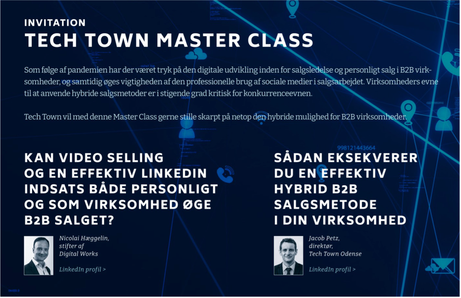 Ses vi til vores første Master Class i Tech Town Odense?