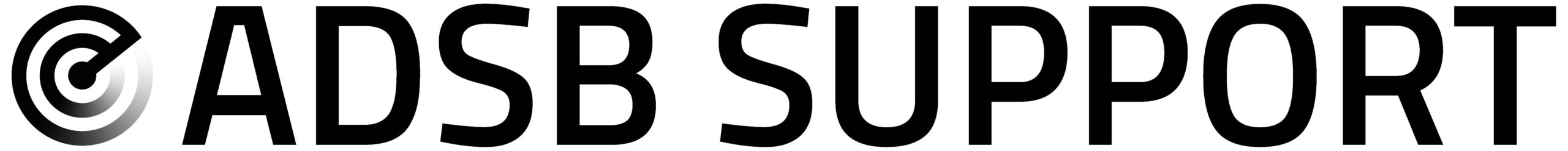 ADSB Support Full Logo Black